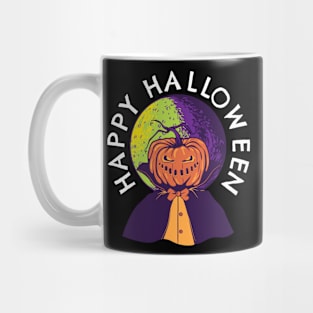Happy Halloween Pumpkin Full Moon Mug